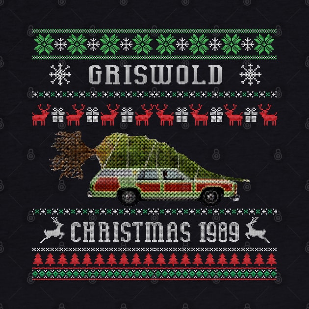 Griswold Christmas 1989 Ugly Sweater by Alema Art